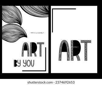 Set of abstract creative universal artistic templates. Good for poster, card, invitation, flyer, cover, banner, placard, brochure and other graphic design. art design 