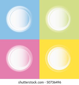 Set of Abstract design element. Vector illustration.