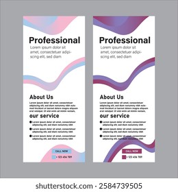 Set of abstract design templates for banner or poster book or brochure cover