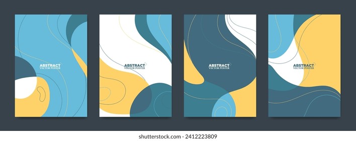 A set of abstract dynamic colorful backgrounds for a variety of applications