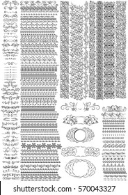 set of abstract elements for your design. you can use these templates in the design of various postcards, booklets, advertising, etc