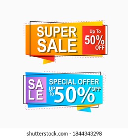 set of abstract flat label promotion