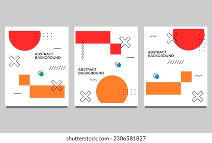 set of abstract geometric background for brochures, flyers, magazine, business card, branding, banners, headers, book covers, poster, borchure, website, wallpapers, template, calendar .etc