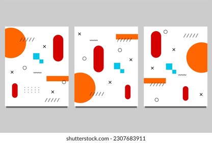 set of abstract geometric background for brochures, flyers, magazine, business card, branding, banners, headers, book covers, poster, borchure, website, wallpapers, template, calendar .etc