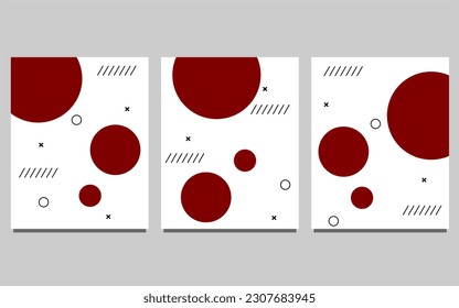 conjunto de fondo geométrico abstracto para folletos, folletos, revista, tarjeta de visita, marca, banners, cabeceras, portadas de libros, afiche, folleto, sitio web, fondos de pantalla, plantilla, calendario .etc