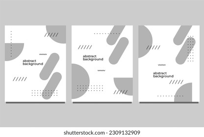 conjunto de fondo geométrico abstracto para folletos, folletos, revista, tarjeta de visita, marca, banners, cabeceras, portadas de libros, afiche, folleto, sitio web, fondos de pantalla, plantilla, calendario .etc