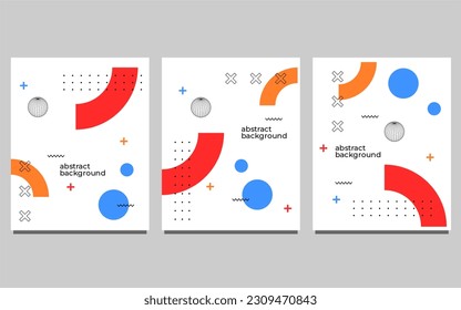 set of abstract geometric background for brochures, flyers, magazine, business card, branding, banners, headers, book covers, poster, borchure, website, wallpapers, template, calendar .etc