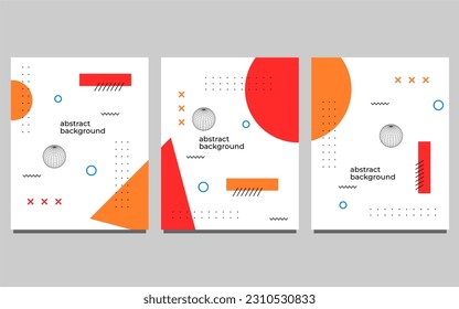 set of abstract geometric background for brochures, flyers, magazine, business card, branding, banners, headers, book covers, poster, borchure, website, wallpapers, template, calendar .etc
