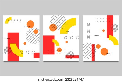 set of abstract geometric background for brochures, flyers, magazine, business card, branding, banners, headers, book covers, poster, borchure, website, wallpapers, template, calendar .etc