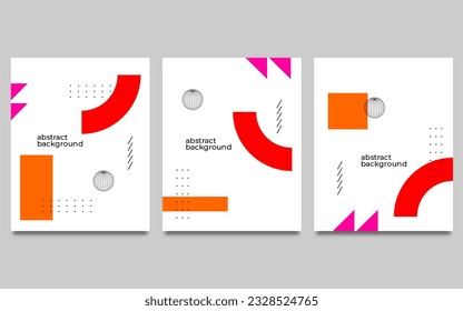 set of abstract geometric background for brochures, flyers, magazine, business card, branding, banners, headers, book covers, poster, borchure, website, wallpapers, template, calendar .etc