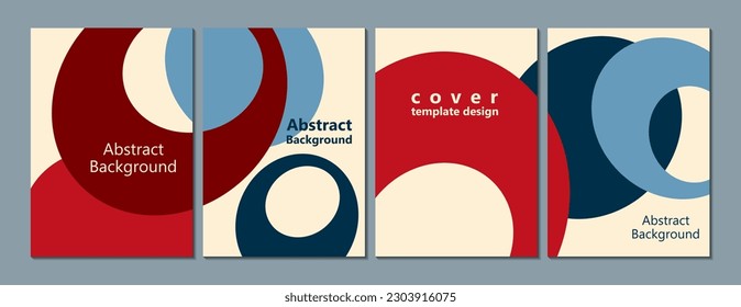 Establecer. Resumen del fondo geométrico con formas coloridas. Diseño corporativo. Plantilla para afiches, banner, tarjeta de visita, postal. Ilustración del vector