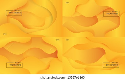 Conjunto de fondo geométrico abstracto. Ilustración moderna de diseño vectorial. Composición de formas degradadas de diseño. Ilustración moderna de diseño vectorial
