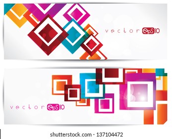 Set of abstract geometric backgrounds