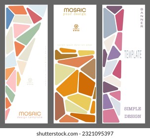 A set of abstract geometric design layouts. The idea for title pages, covers, books, brochures, flyers, posters, booklets. Template for interior and decoration ideas. Simple style