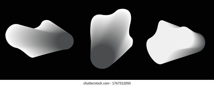 Un conjunto de elementos geométricos abstractos. Diseño mínimo de moda. Plantilla para crear un logotipo, folleto o presentación. Vector EPS 10.