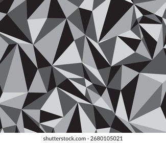 Set of abstract geometric hexagon pattern black and white gray  background with copy space. Creative trendy color templates. Simple flat banner design. Vector illustration EPS10