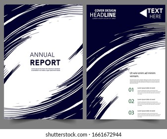 Set Abstract geometric modern annual report flyer Brochure leaflet, the presentation cover, magazine advertising. cover with an abstract background. vector template layout of A4 format