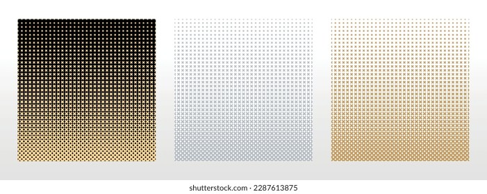 Set of abstract geometric patterns. Modern vector backgrounds. Colored ornaments Graphic modern patterns Simple lattice graphic design.