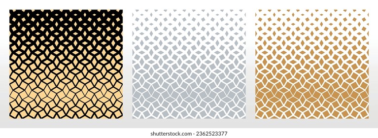Set of abstract geometric patterns. Modern vector backgrounds. Colored ornaments Graphic modern patterns Simple lattice graphic design