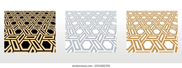 Set of abstract geometric patterns. Modern vector backgrounds. Colored ornaments Graphic modern patterns Simple lattice graphic design