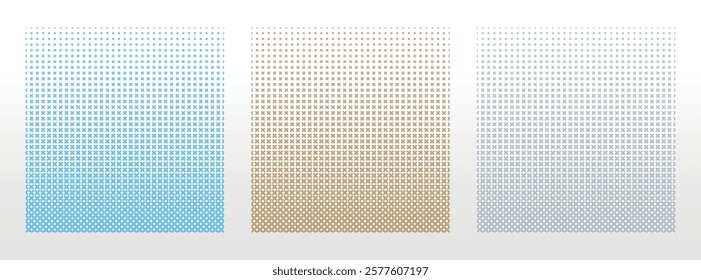 Set of abstract geometric patterns. Modern vector backgrounds. Colored ornaments Graphic modern patterns Simple lattice graphic design