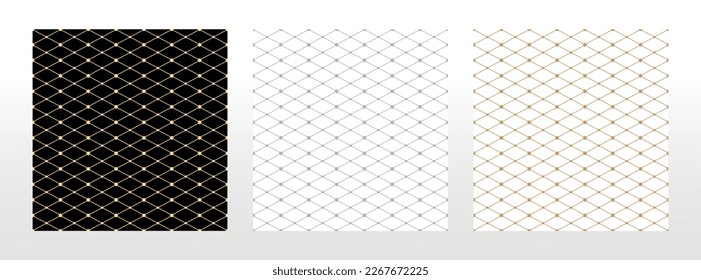 Set of abstract geometric patterns. Seamless vector backgrounds. Colored ornaments Graphic modern patterns Simple lattice graphic design