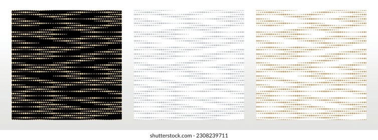 Conjunto de patrones geométricos abstractos. Fondos vectoriales sin inconvenientes. Ornamentos de colores Patrones gráficos modernos Diseño gráfico simple de entramado