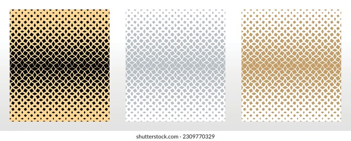 Set of abstract geometric patterns. Seamless vector backgrounds. Colored ornaments Graphic modern patterns Simple lattice graphic design