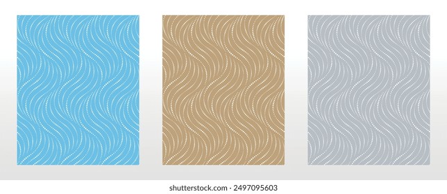 Conjunto de patrones geométricos abstractos. Fondos de Vector sin fisuras. Adornos de colores Patrones gráficos modernos Diseño gráfico de celosía simple