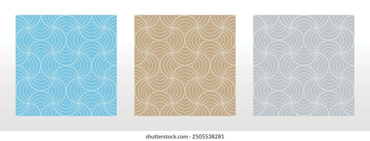 Set of abstract geometric patterns. Seamless vector backgrounds. Colored ornaments Graphic modern patterns Simple lattice graphic design