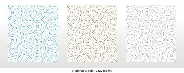 Set of abstract geometric patterns. Seamless vector backgrounds. Colored ornaments Graphic modern patterns Simple lattice graphic design