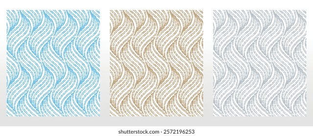 Set of abstract geometric patterns. Seamless vector backgrounds. Colored ornaments Graphic modern patterns Simple lattice graphic design