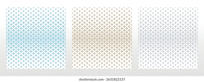 Set of abstract geometric patterns. Seamless vector backgrounds. Colored ornaments Graphic modern patterns Simple lattice graphic design