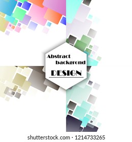 Set of abstract geometric seamless color background, vector illustration.