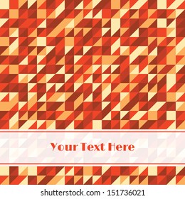 Set of abstract geometric seamless pattern backgrounds with place for your text