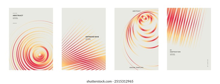 Set of abstract geometric shape backgrounds. Vector design element templates for web, flyer, poster, covers, banner, apps, advertising, collages.