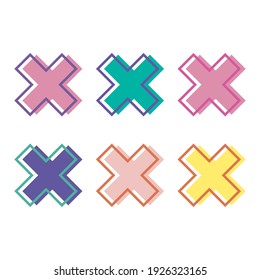 set of abstract geometric shapes