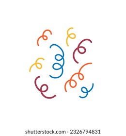 Satz abstrakter geometrischer Formen. Chilenische bunter, handgezeichnete Vektorgrafik-Design einzeln auf Weiß