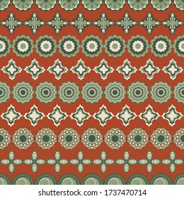 Satz abstrakter geometrischer Formen, dekorative Blumen und Designelemente für die Dekoration. Vektor-Abbildung