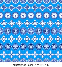 Conjunto de formas geométricas abstractas, flores decorativas y elementos de diseño para la decoración. Ilustración del vector