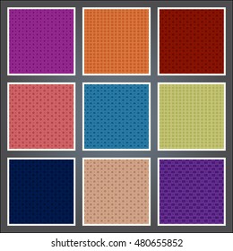 Set abstract geometric shapes. Seamless style. Vector illustration
