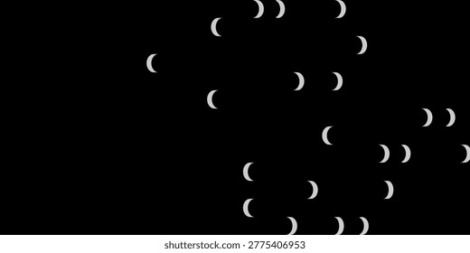 Set of Abstract geometric stylized liquid leaking background design Eps 10 stock vector illustration black halftone dots backgrounds. vector