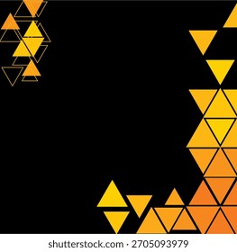 Set of abstract geometric vector background