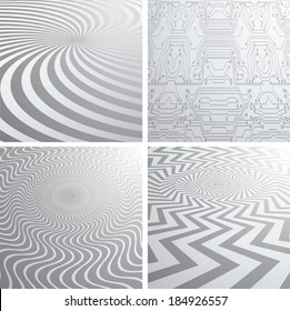 Set of abstract geometrical backgrounds 