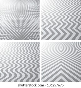 Set of abstract geometrical backgrounds 