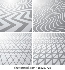 Set of abstract geometrical backgrounds 