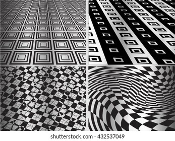Set of abstract geometrical backgrounds 
