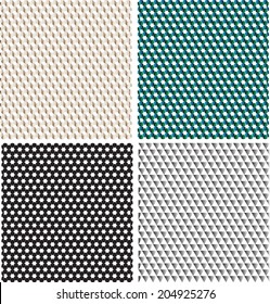 Set of abstract geometrical pattern 