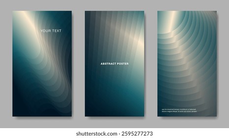 A set of abstract gradient backgrounds in a modern style.