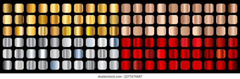 Set of abstract gradient elements. Blank gradient collection